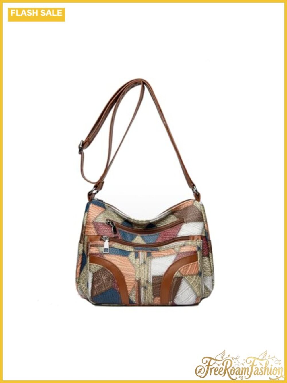 Soft Leather Crocodile Print Tote Bag Adjustable Crossbody